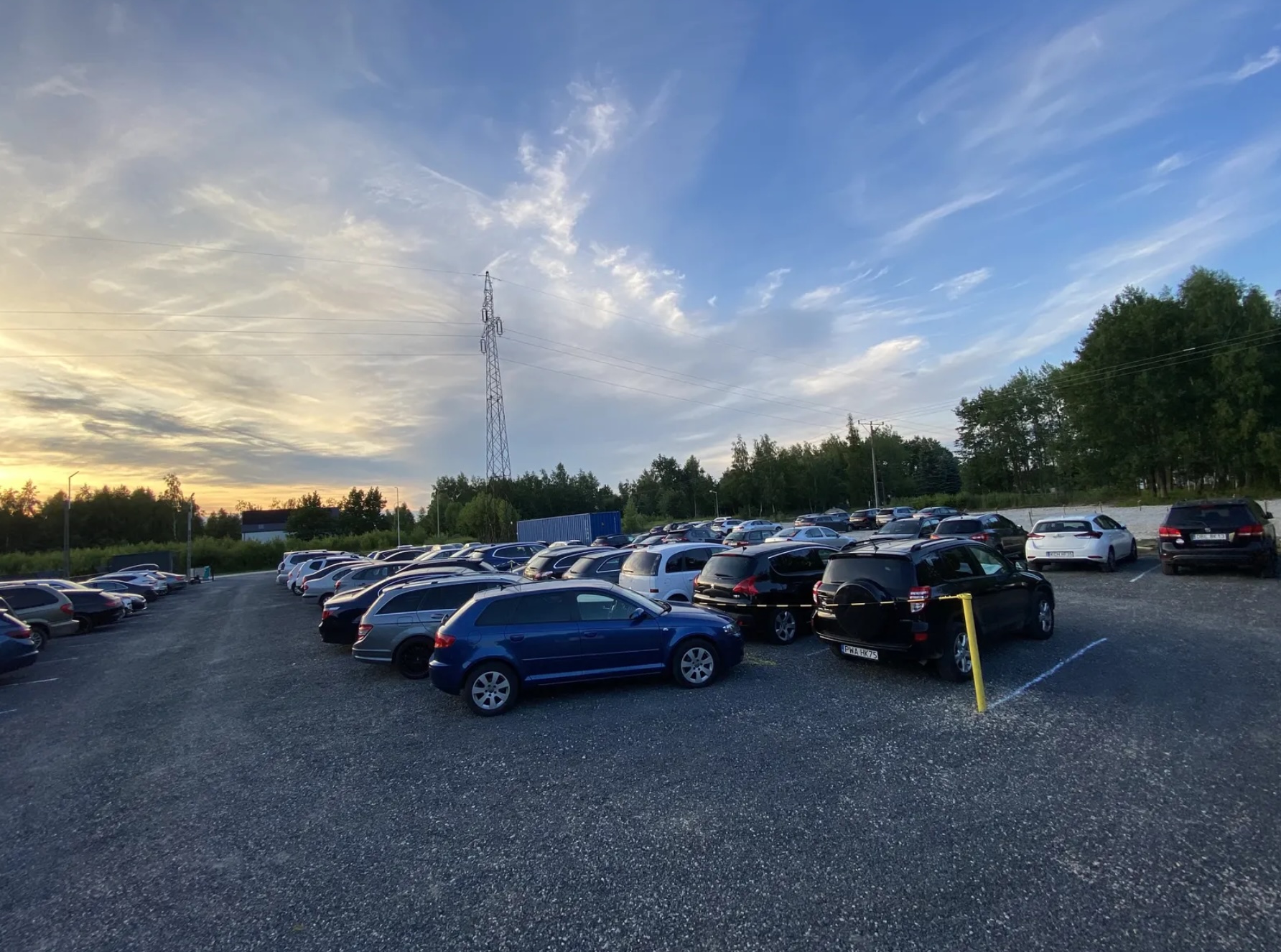 Parking Strefa Wylotu przy Lotnisku Chopina